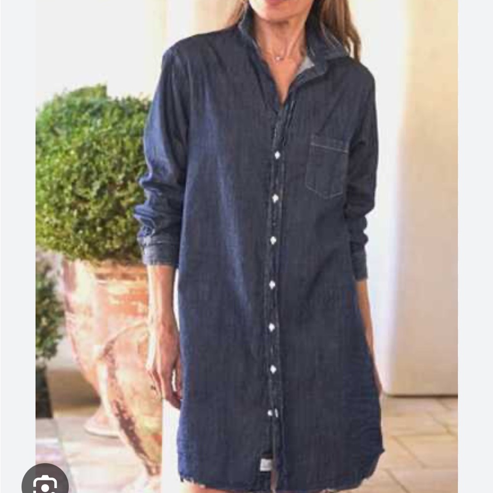 Frank & Eileen | Mary | Shirt Dress | Denim | Large